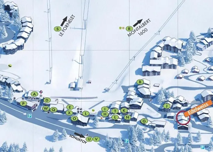 Duplex Edelweiss - Montalbert Lägenhet *